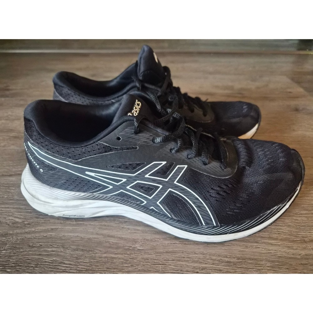 ASICS Women's GEL-Excite 6 Black/White Running Shoes – Size 9W